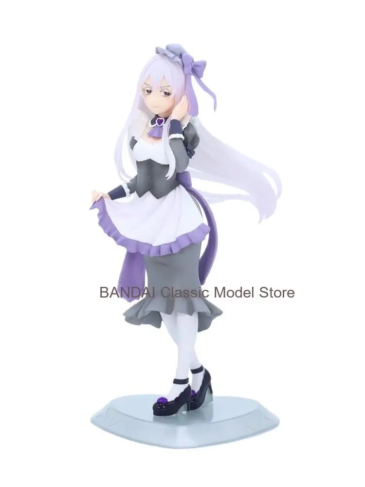 Фото Оригинальная фигурка FuRyu Re:Zero — Жизнь в другом мире с нуля, Эмилия Эхидна, аниме-фигурка милой девушки, коллекционные украшения, подарки №3