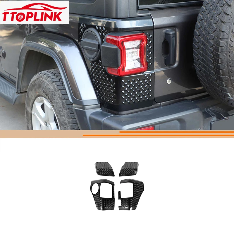 ABS внешнее переднее колесо угол бровей/угол заднего фонаря декоративная крышка