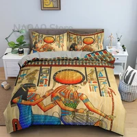egyptian bedding set ancient egypt civilization duvet cover characters home textiles african bedclothes 23 pieces