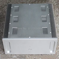 1pcs 412413200mm large aluminum power amplifier chassis rear stage case power shell audio diy box amplifier enclosure ap335