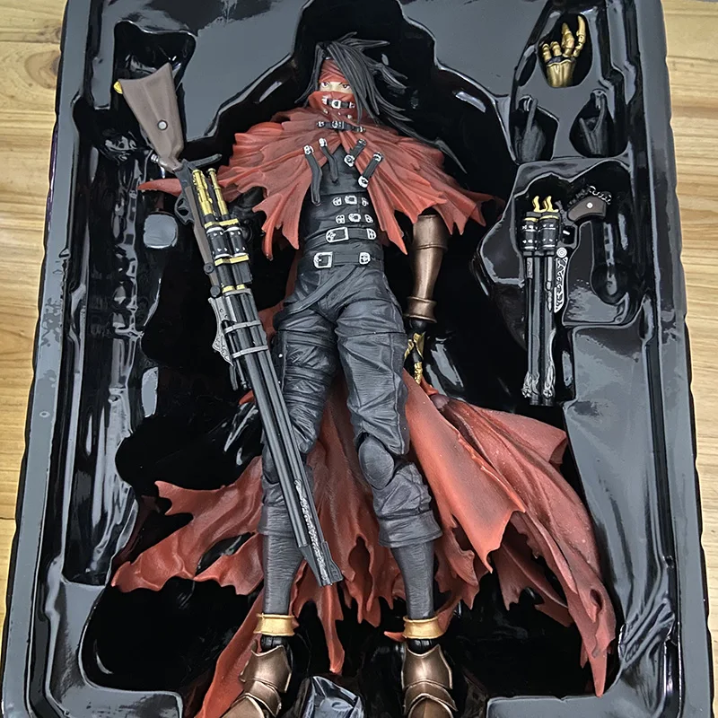 Dirge of Cerberus: 28 см Play Arts Vincent Valentine Фигурка Аниме Коллекционная модель игрушки в