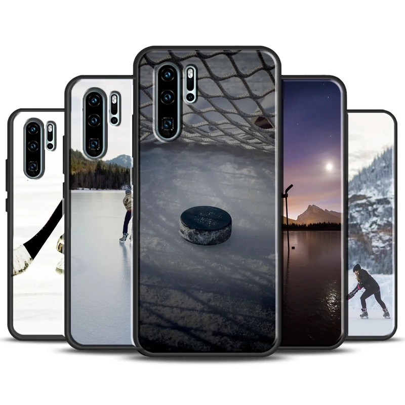 Популярный спортивный чехол для хоккея с шайбой для Huawei P20 P30 P40 Pro Nova 5T 9 P Smart Z 2021, чехол для Honor 50 Lite 10i 9X
