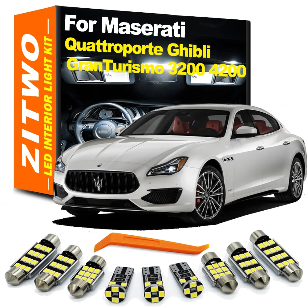 Комплект светодиодного интерьерного освещения для Maserati Quattroporte AM337 M139 M156 Ghibli M157 GranTurismo M145 3200 4200 GT 3200GT 4200GT