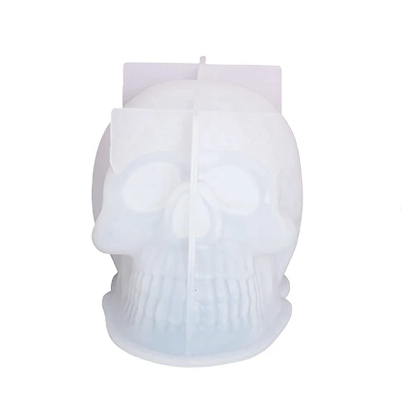 

Skull Silicone Mold Halloween Skull Candle Mold Large Skull Resin Mold for Candle DIY Soap Making Epoxy Mold Resin