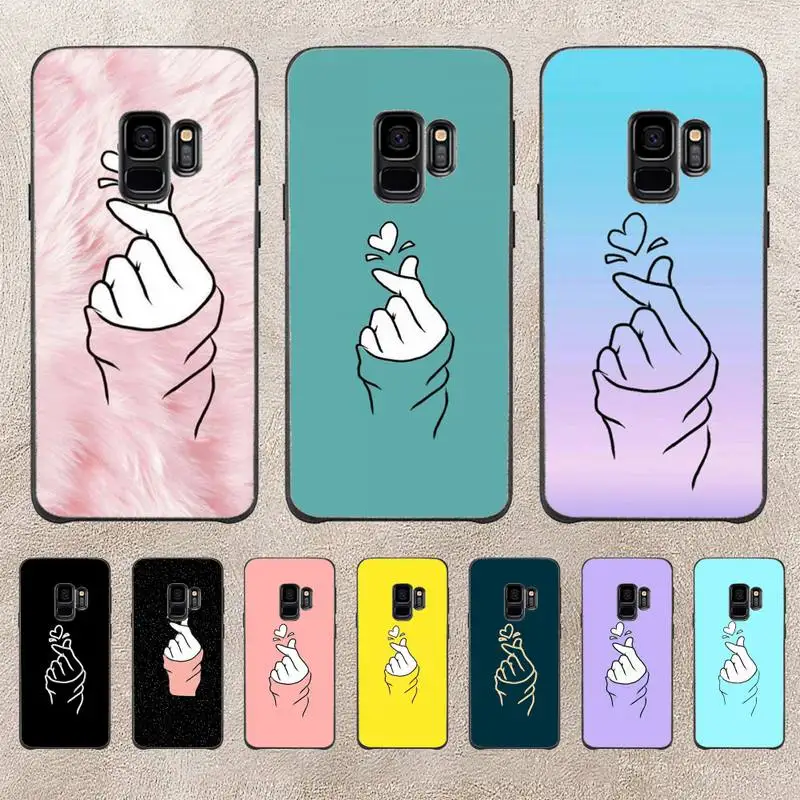 

Love On The Finger Phone Case For Samsung Galaxy A51 A50 A71 A21s A31 A41 A10 A20 A70 A30 A22 A02s A13 A53 5G Cover Coque