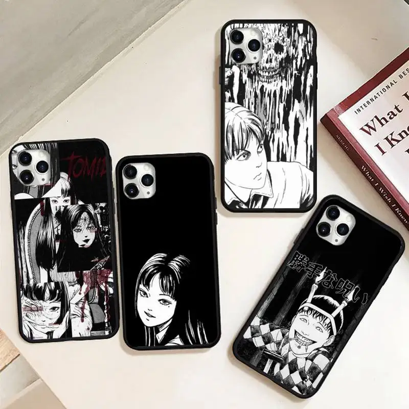 

Horror comics Junji Ito Phone Case For iphone 12 11 13 7 8 6 s plus x xs xr pro max mini shell