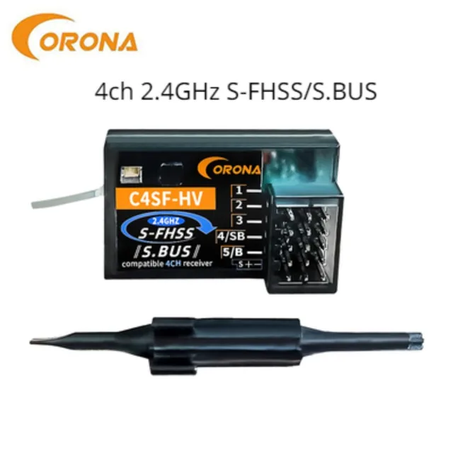 CORONA C4SF-HV 2.4GHz S-FHSS Futaba compatible receiver