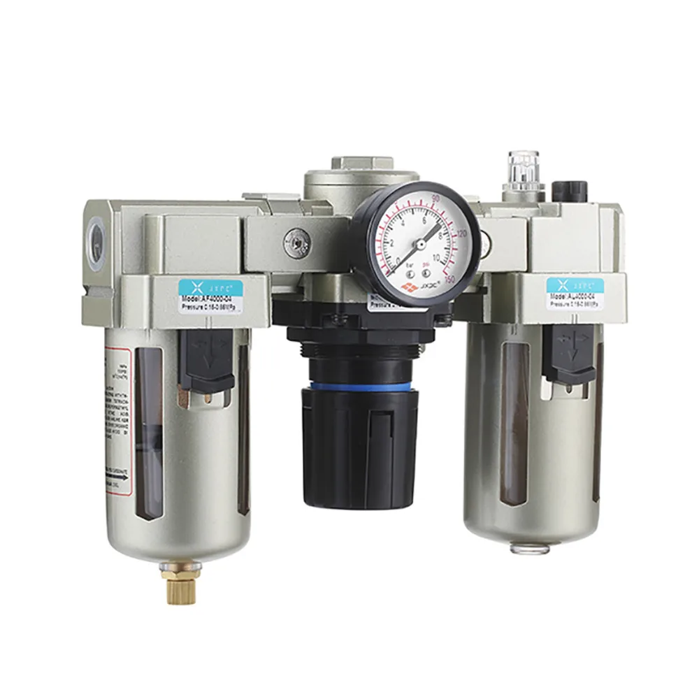 Series 3 Piece SMC Filter Regulator Lubricator Pneumatic Air