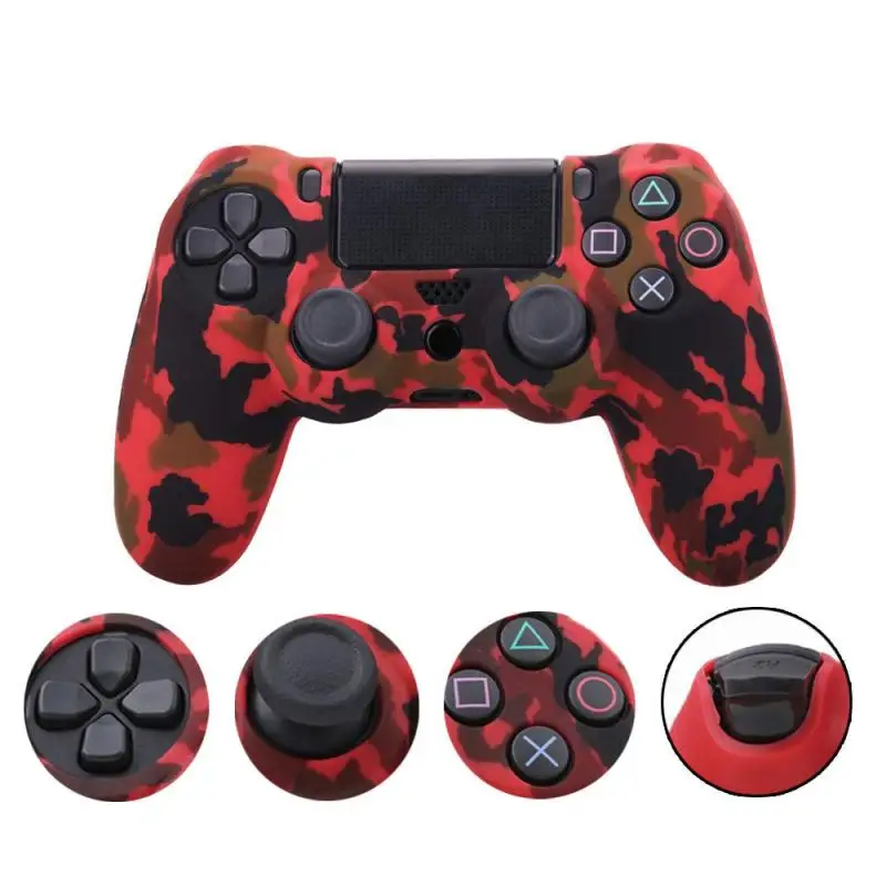 Силиконовый резиновый чехол для SONY Playstation 4 PS4 Control ler защитный Pro Slim управление