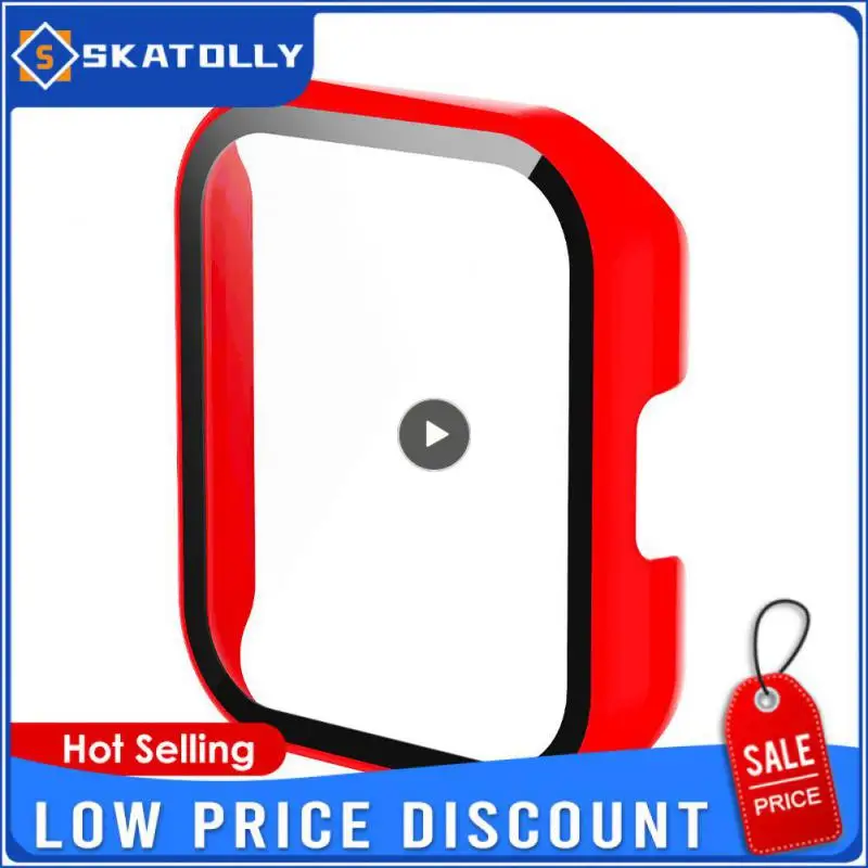 

1~10PCS For Haylou RS4 plus Smart Watch Case PC+Tempered Glass Screen Protector Full Cover Bumper Shell Cases for Women men Watc