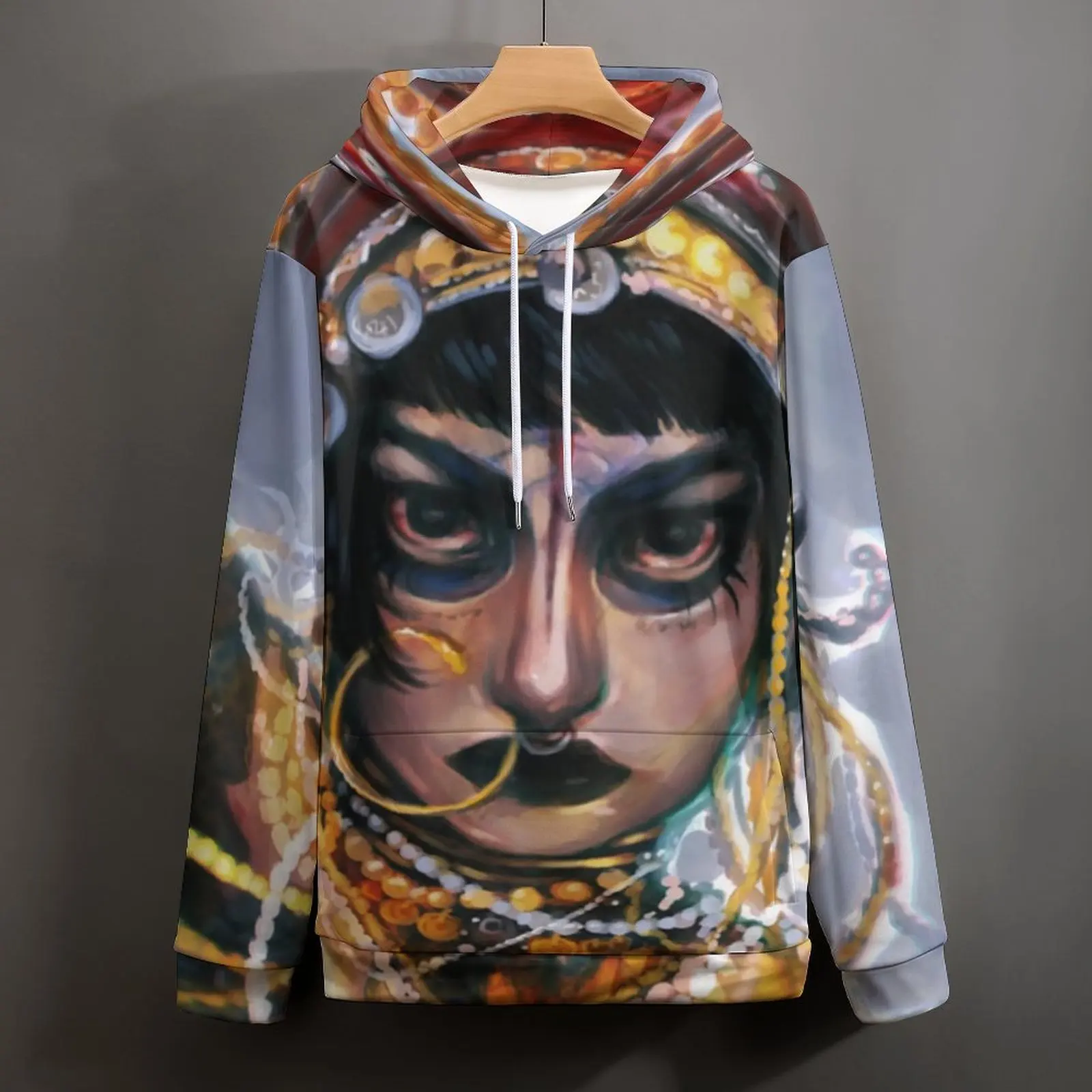 Jibaro масляная краска повседневные толстовки Love Death Robots Y2k узор свободная толстовка