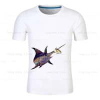 naughty fishs mens 100 cotton t shirt cool short sleeves casual top high quality suitable for outdoor sports c 028