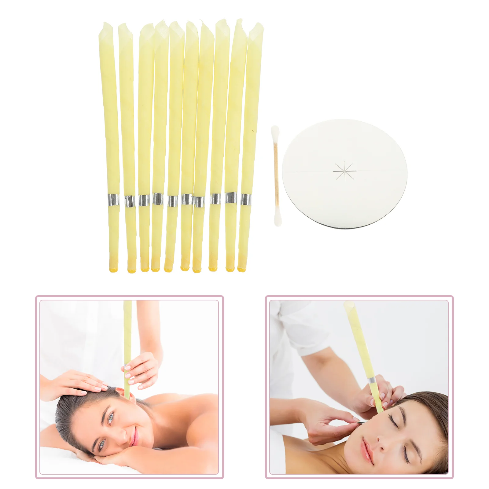 

Набор инструментов для удаления ушей с помощью восковой депиляции, защитные конусы, конусы для удаления конических предметов, палочки для б...