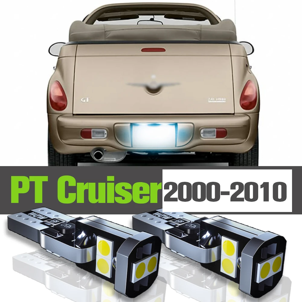 

2x LED License Plate Light Accessories Lamp For Chrysler PT Cruiser 2000-2010 2001 2002 2003 2004 2005 2006 2007 2008 2009
