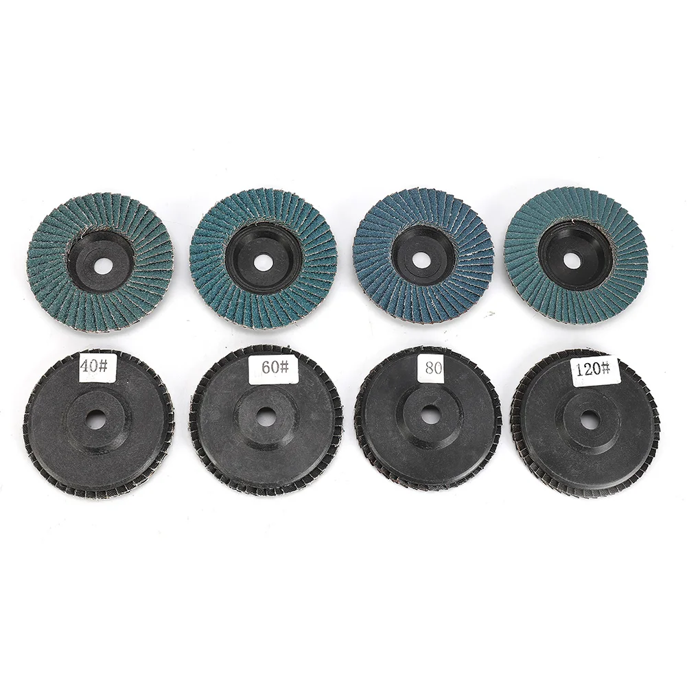 

8Pcs Grinding Wheel Sanding Discs 40-120# Each 2pcs Zirconium Corundum Wood Cutting Abrasive Disc Angle Grinde Accessories