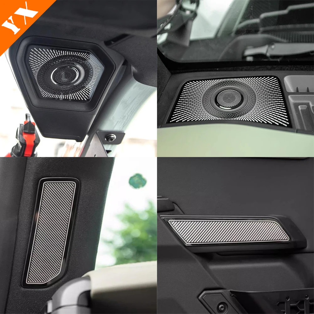 Для Ford bronco 2024 2025 аксессуары из нержавеющей стали черный автомобильный дверной