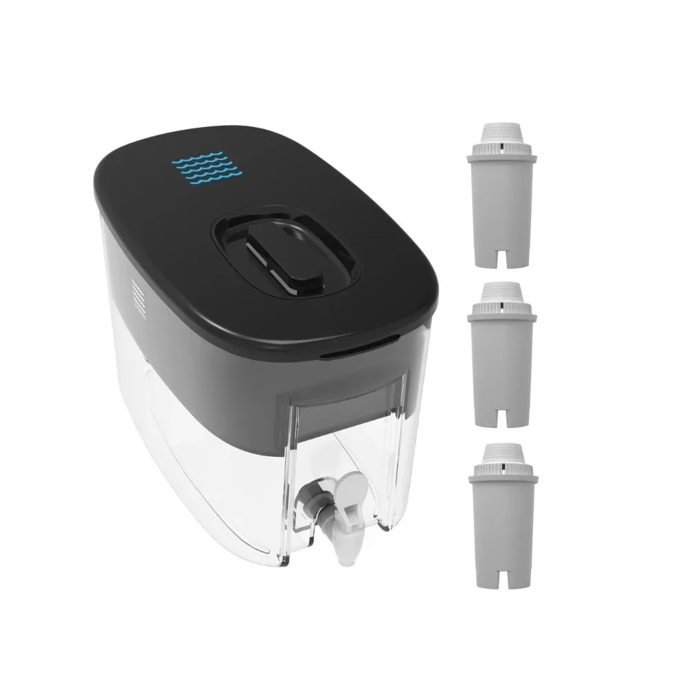 

. 2.4 Gallon Capacity of Pure Healthy Water Ionizer, Clean & Toxin-Free Mineralized Alkaline Water In Minutes , Black