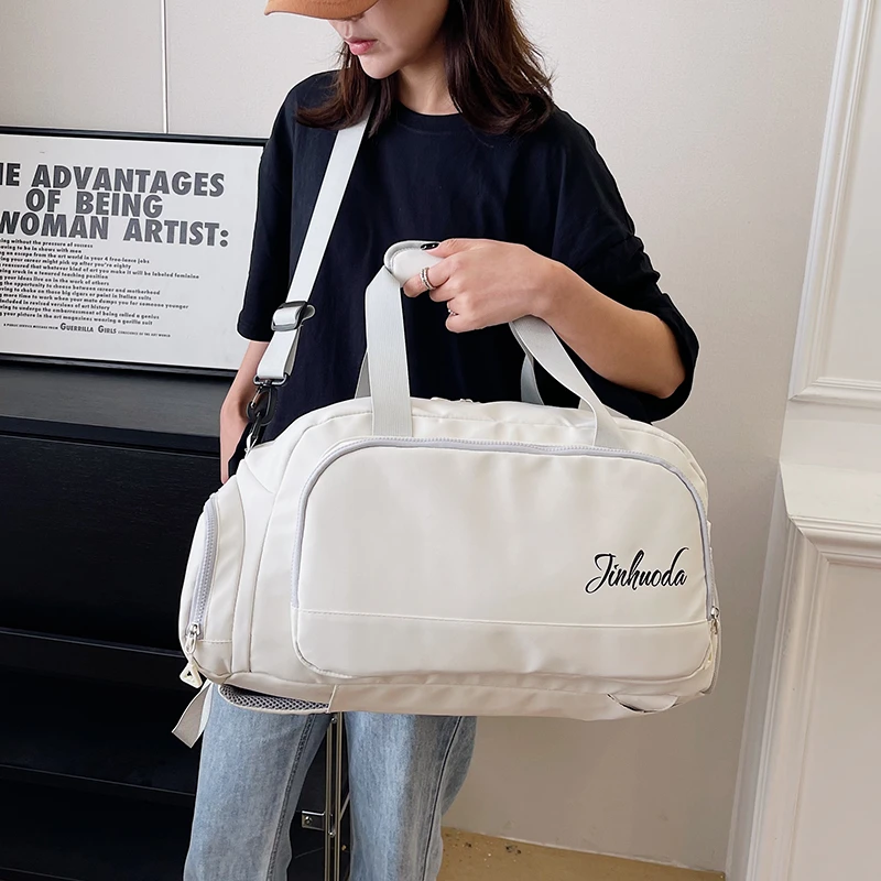 Large Capacity Double Shoulder Travel Bag Art Female High Quality Storage Clothes Handbag Single Shoulder Cross-Body Bag M643