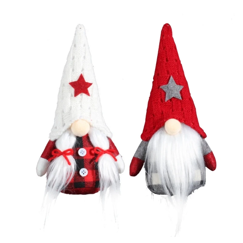 

Knitted Star Hat Gnome Cute Decorative Crafts Decoration Children Birthday Gift