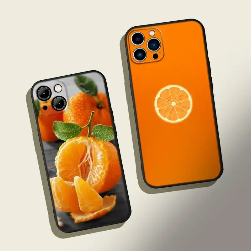 

Benefits Fresh Citrus Orange Fruit Phone Case For iphone13 12 Pro 11 14 Pro Max X XR Mini XS MAX 7 8 plus 2020 se phone Covers