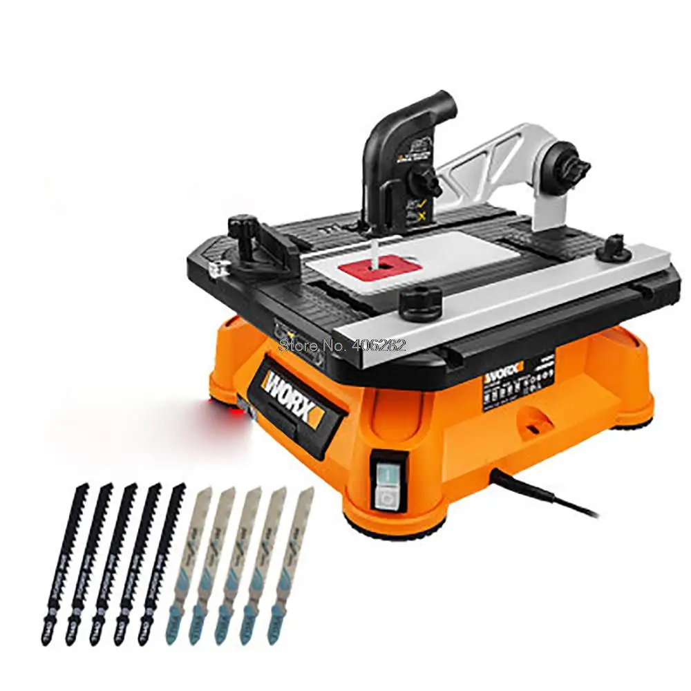 

Многофункциональная Настольная пила WX572, 220 В, машина для резки цепной пилы, пильный инструмент, Деревообрабатывающие инструменты, 650 Вт, домашние электроинструменты