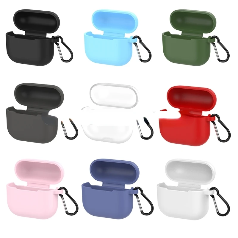 

Soft Silicone Protective Cases Bluetooth Wireless Waterproof Earphone Cover For - Pro 4 mini Charging Box Bags