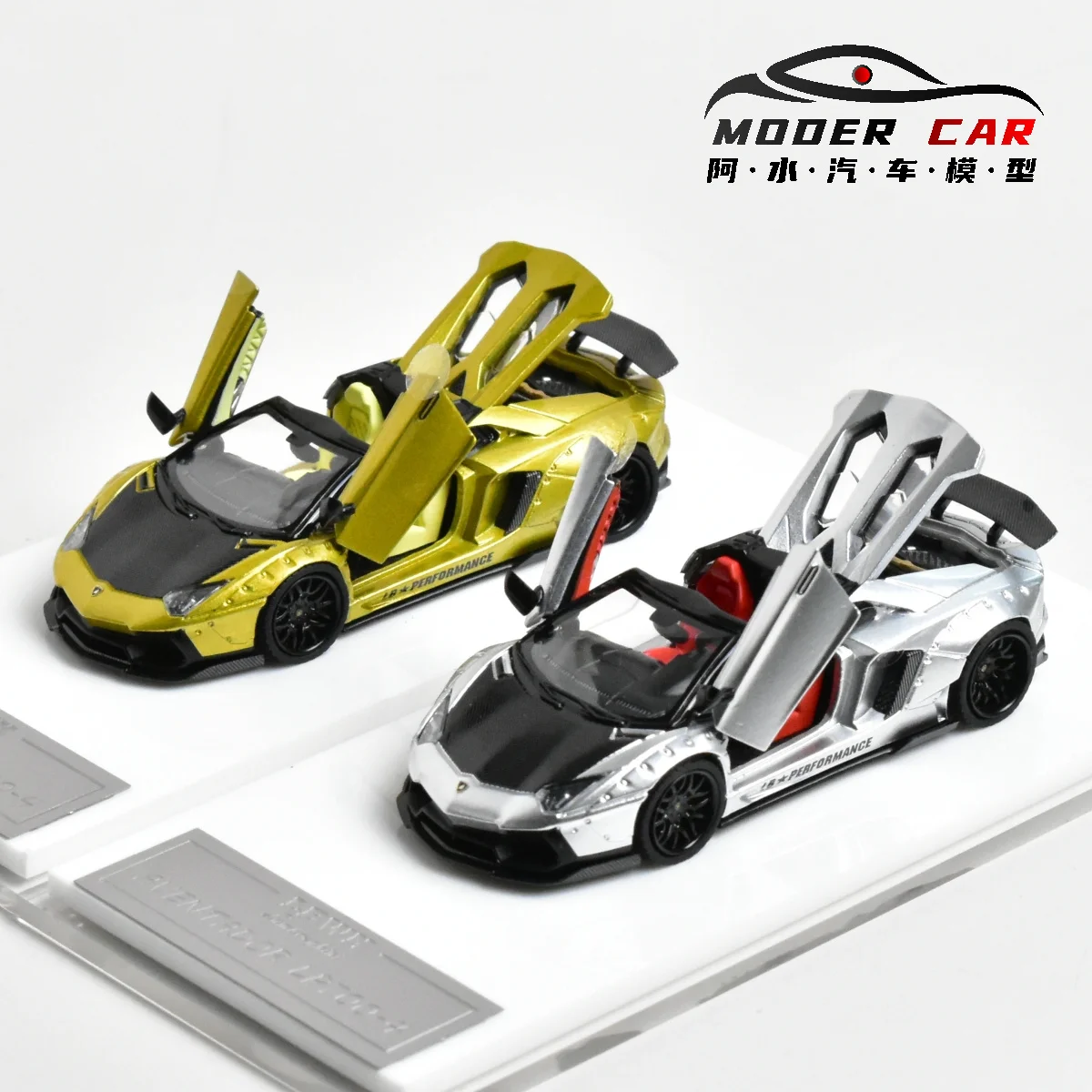 Фото RM 1:64 Aventador LP700-4 открытая литая модель автомобиля №1