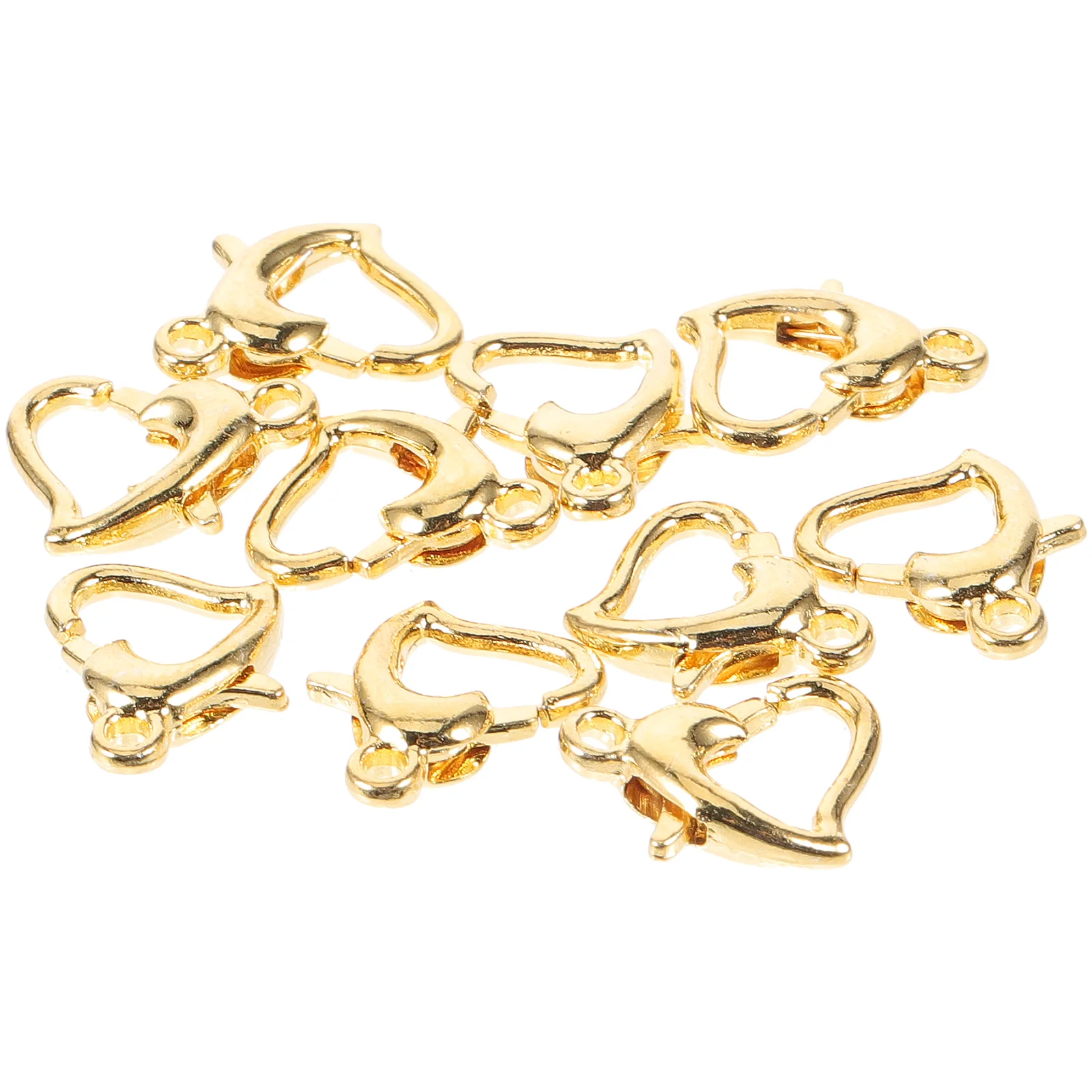 

10 Pcs Bracelets Crafting Supplies Clasps Jewelry Making Metal Necklace Buckle Connecting DIY