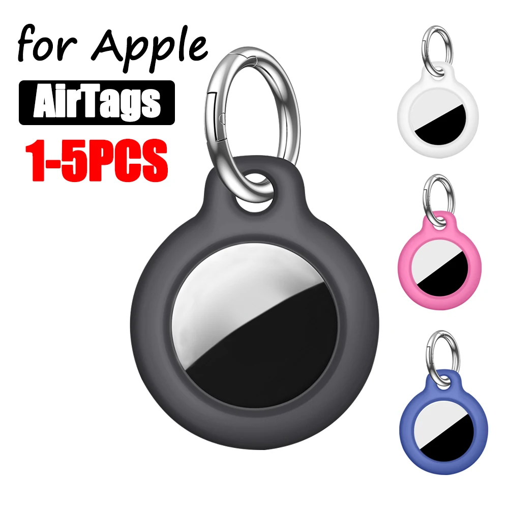 

Multiple Colors Hard Case for AirTags Protective Skin Cover Keychain Keychain Cover for Shockproof Case Shell for Apple AirTags