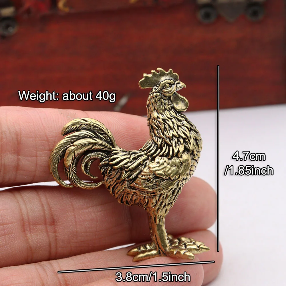 

Латунные фигурки курицы-петуха