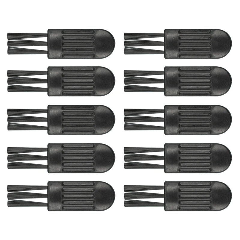 

10pcs Shaver Brush Electric Razor Head Cleaning Trimmer Dust Remover Anti Static Nylon Bristles PP Handle Portable Tools 3.5cm
