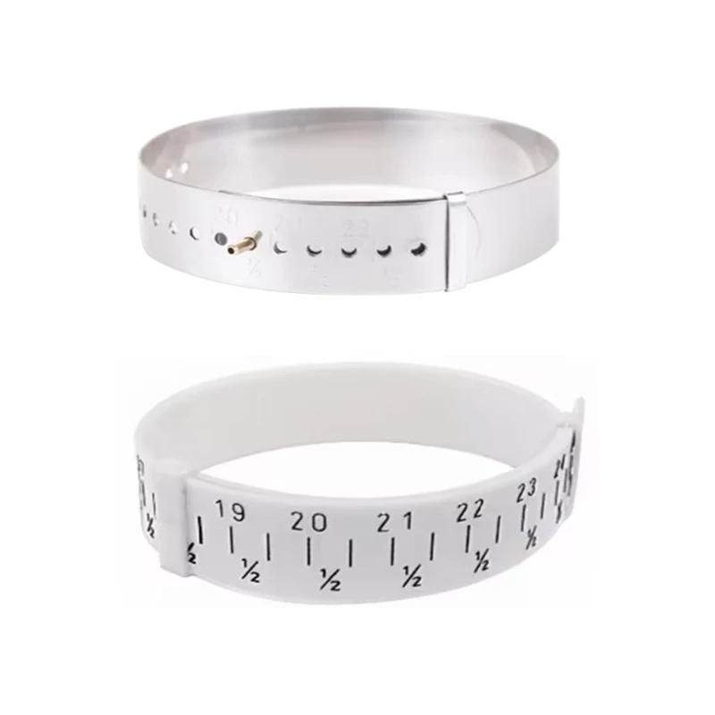 

Bangle Sizer Bracelets Wrist Size Measure Tool Metal Jewelers Professional Wrist Sizing Gauge Measuring Metric 15-25cm