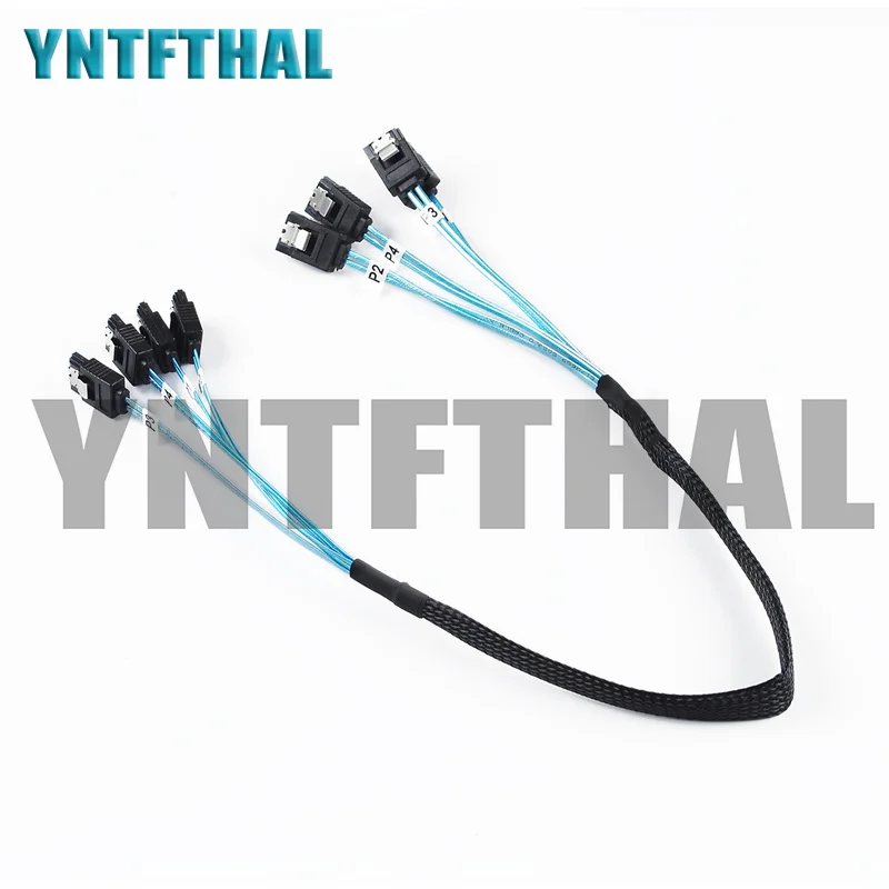 Новый 4-4 кабель IT MODE HBA карта LSI 9212-4I4E 50 см