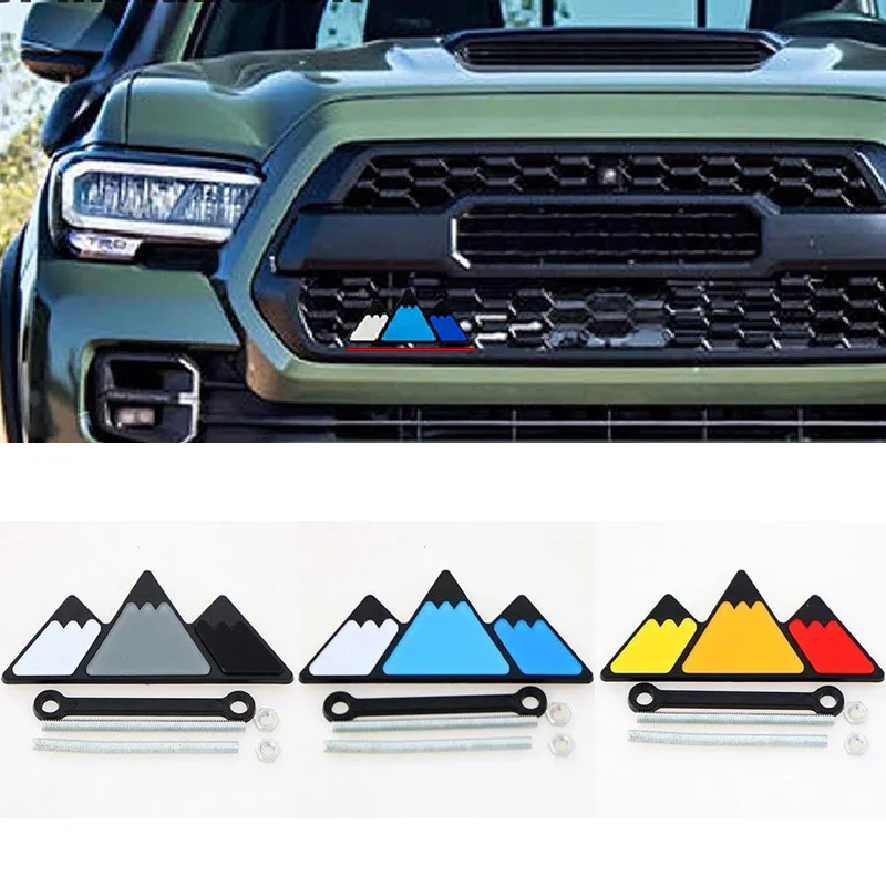 3 цвета значок-эмблема для Toyota Tacoma TRD 4runner Tundra 2018 2019 автомобильный трехцветный