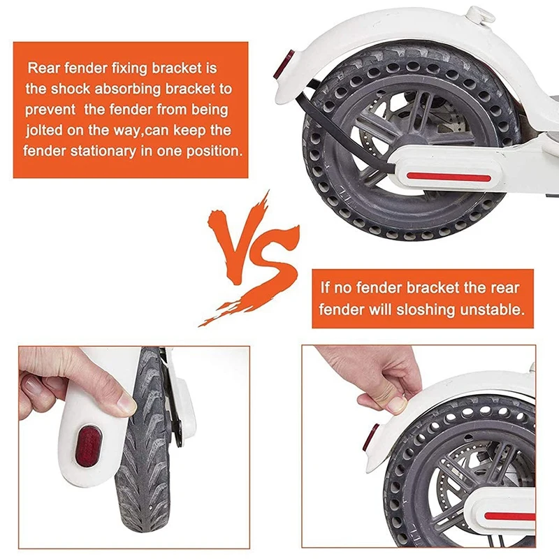 Сменный аксессуар для скутера включает заднее крыло и кронштейн заднего