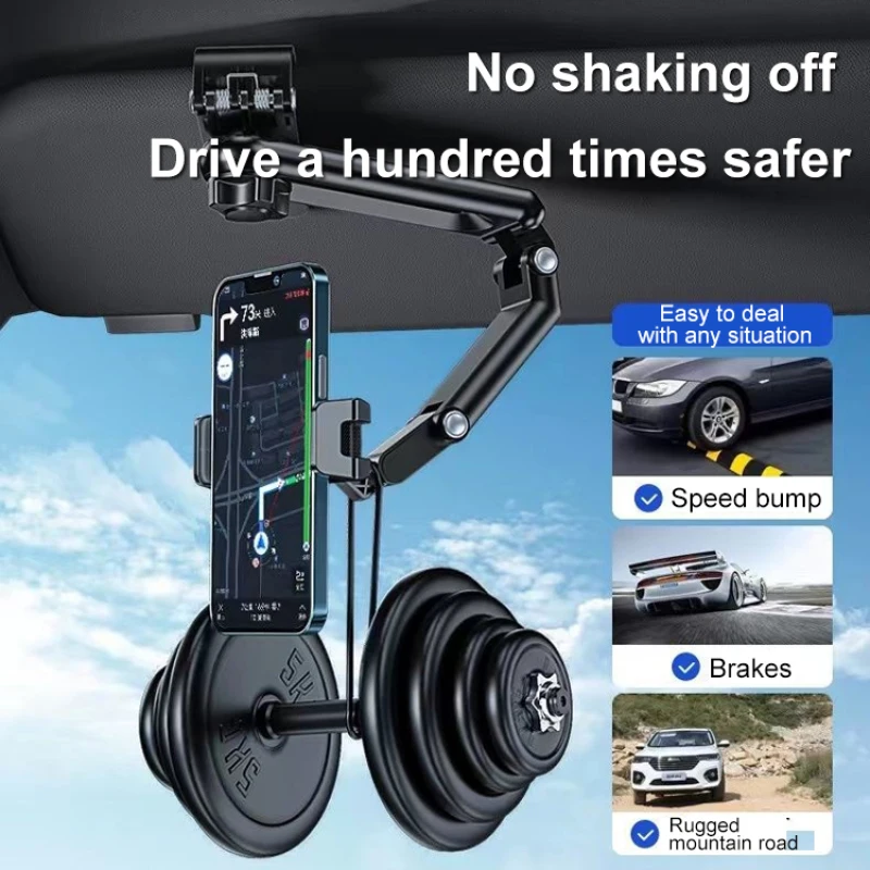 Автомобильный Супер Зажим для сотового телефона кронштейн универсальный