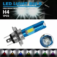 1pcs h4 9003 hb2 led bulb hilo beam white motorcycle headlight high power suitable for cars motorcycles trucks atvs utvs