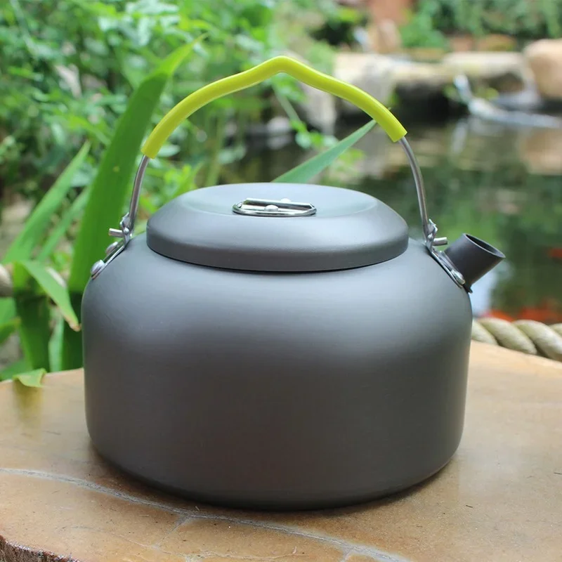 

Camping Kettle Outdoor Portable Teapot Coffee Pot Open Fire Cookware Travel Picnic Boiling Water