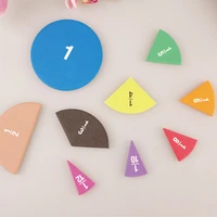 51pcsset of round fractions children early education toys childrens math toys gifts educational toys kids toys education