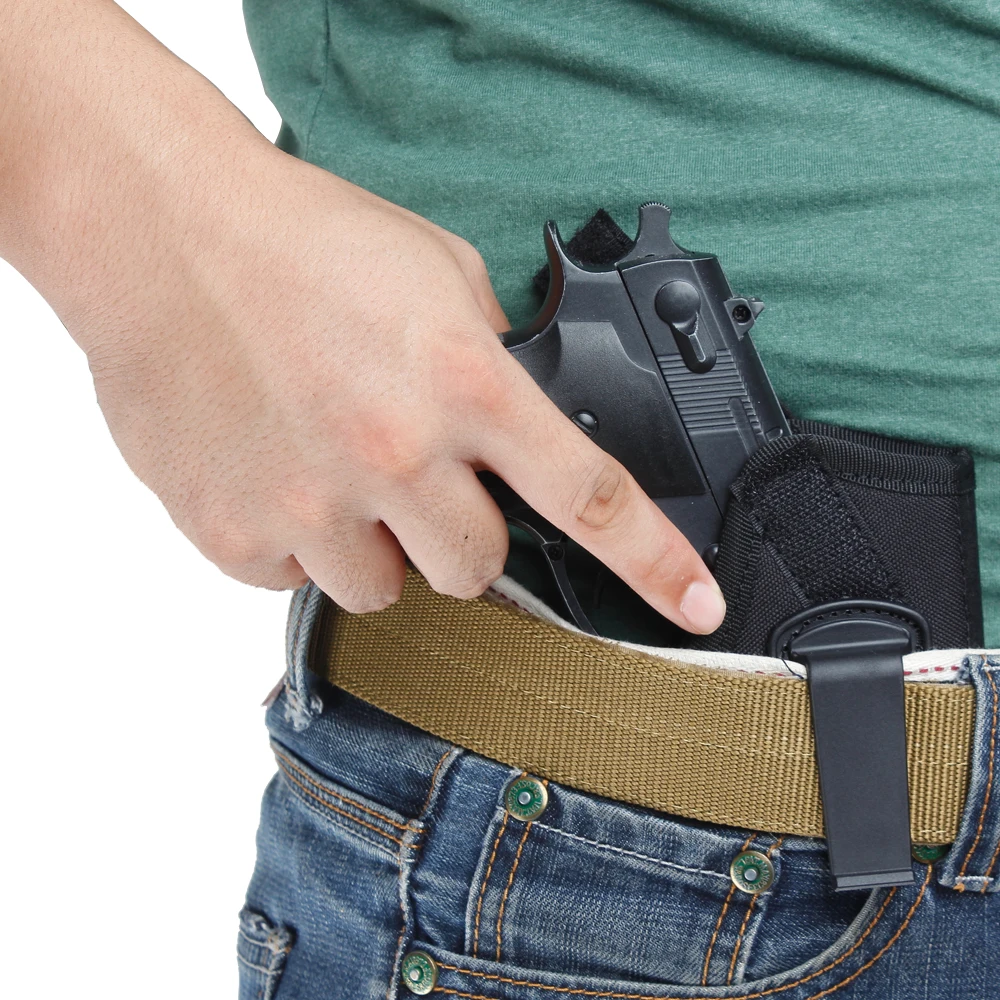 

Tactical Nylon Holsters Concealed Carry Belt Clip Airsoft Gun Holster for Glock 17 19 42 43 Sig Sauer P226 Beretta 92 Colt 1911