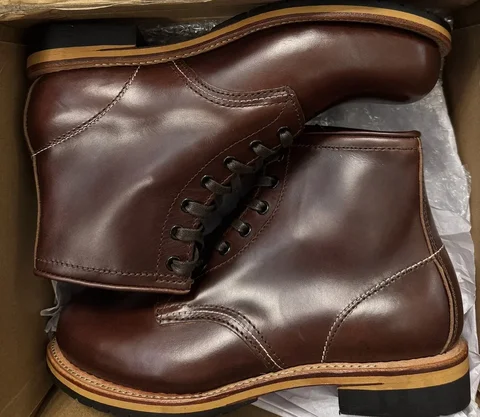 Мужские ботинки высокого качества, ботильоны на танкетке из коровьей кожи с круглым носком и рантом Goodyear, ботинки для инструментов