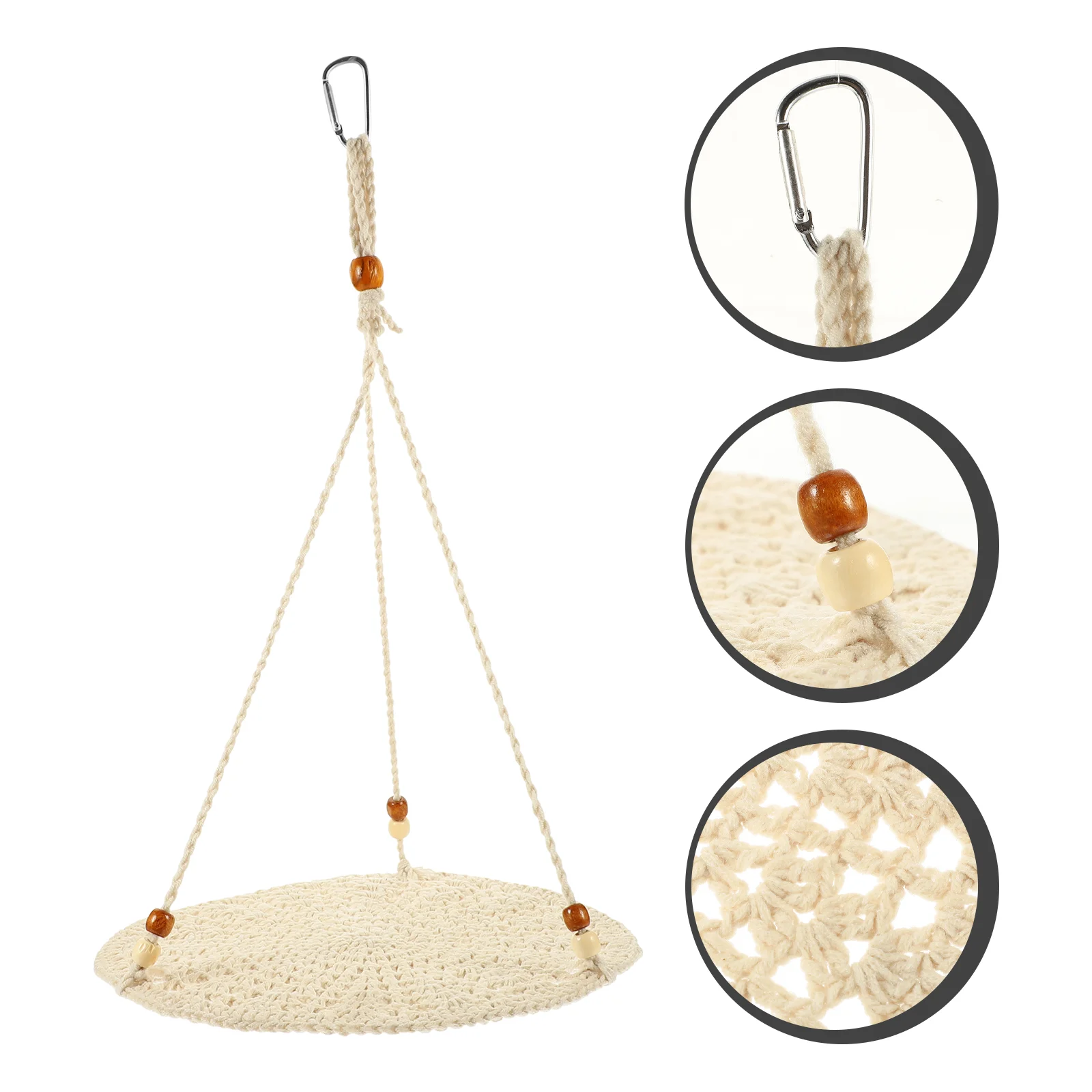 

Summer Hammock Pets Supplies Accessory Animal Reptile Bearded Dragon Cotton Rope Creative
