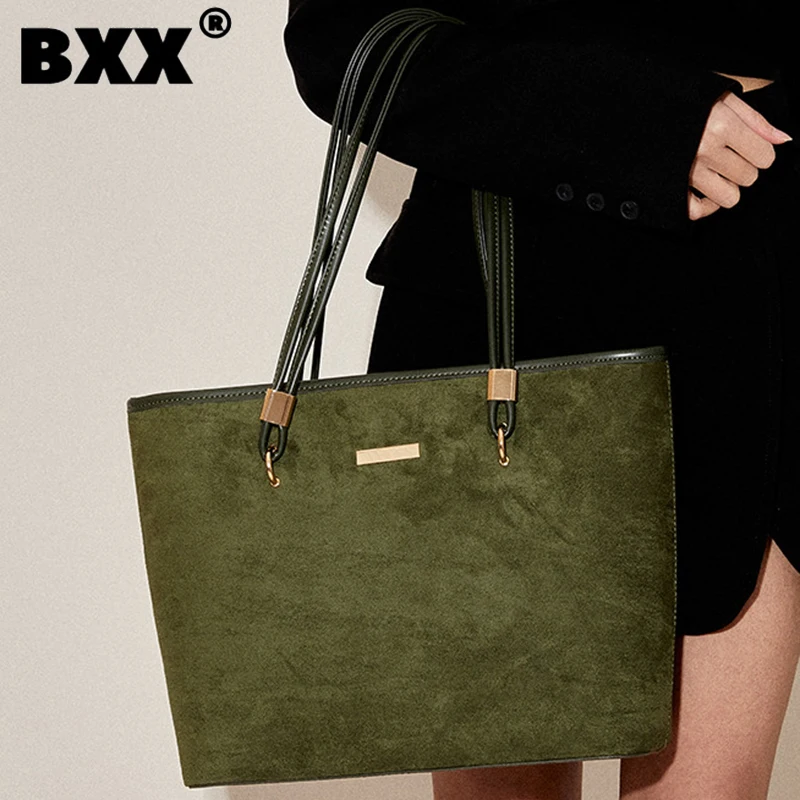 

[BXX] Большая вместительная сумка для женщин 2023 Новая модная дизайнерская сумка на плечо темпераментные офисные женские дорожные сумки 8CY61