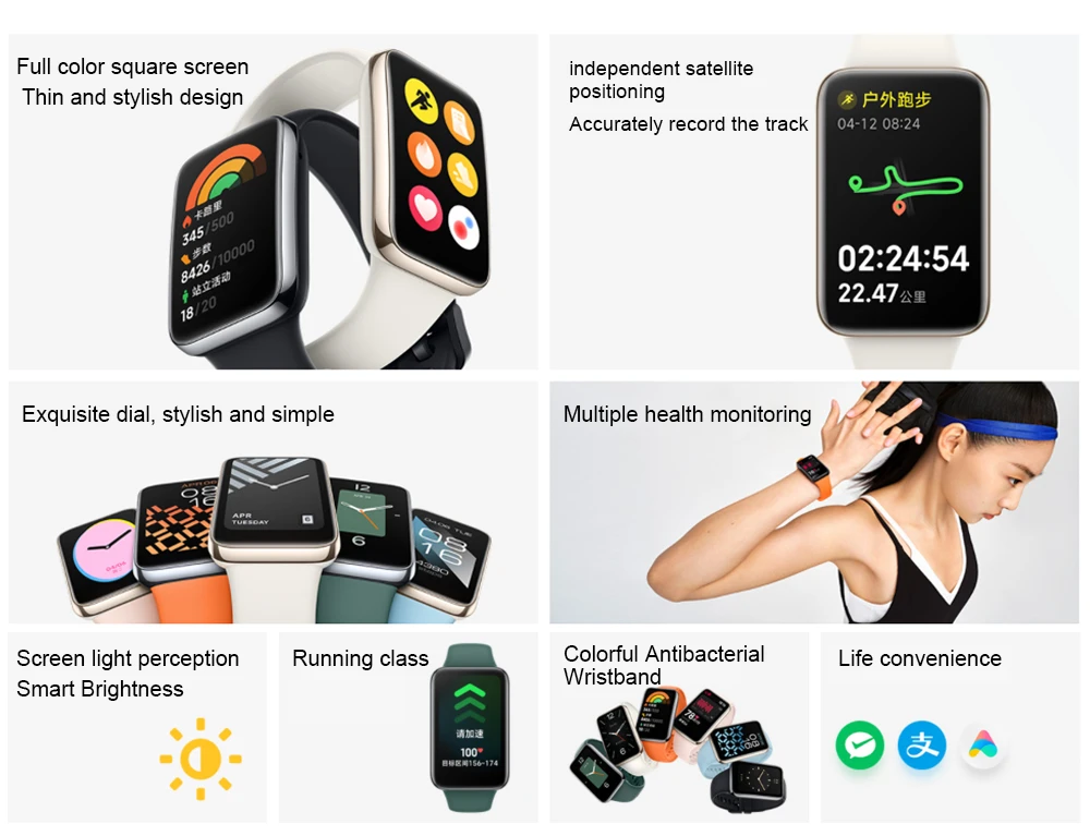 Оригинальный Смарт-браслет Xiaomi Mi Band 7 Pro с GPS фитнес-трекер AMOLED экраном для
