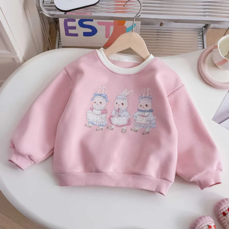 LYY-детская одежда свитер для девочек осень 2024 новый детский в западном стиле с