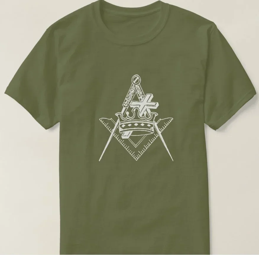 Фото Knights Templar Military Commandery Freemason Symbol T-Shirt 100% Cotton O-Neck Short Sleeve Casual Mens T-shirt Size S-3XL №3