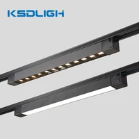 led 2030w track light linear lamp aluminum ceiling rail system for living room clothes store home spotlights floodlight fixture