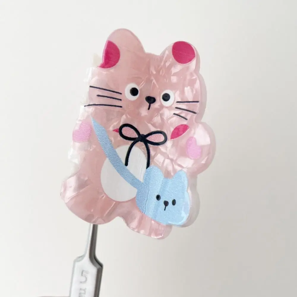 Модный корейский стиль мультяшная заколка для волос в виде животных щенок