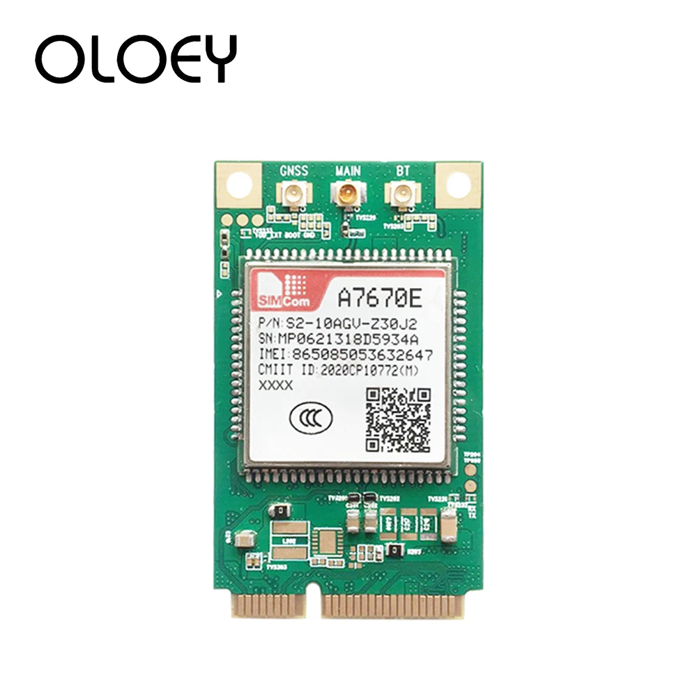 CAT1 LTE 4G Module A7670E-LASE Development Board  A7670E Wireless Communication Module 4G+2G Core board GR64 interface TTL