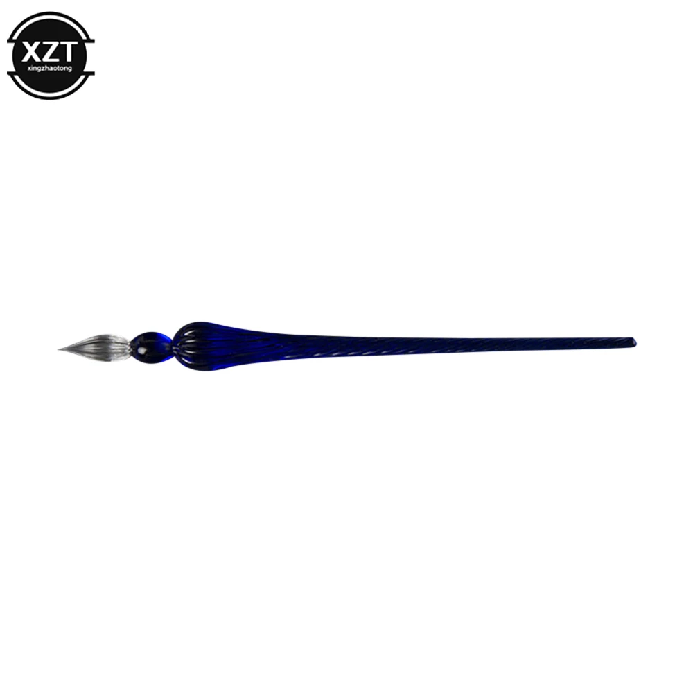 Цветные чернила, перьевая ручка с водой, винтажная стеклянная ручка, цветная тестовая ручка в стиле комиксов, принадлежности для рисования каллиграфии